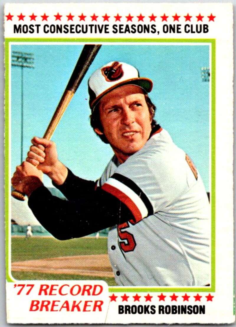 1978 O-Pee-Chee MLB #239 Brooks Robinson RB Baltimore Orioles V48906