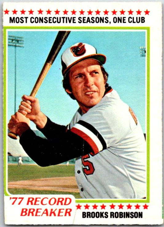 1978 O-Pee-Chee MLB #239 Brooks Robinson RB  Baltimore Orioles  V48906