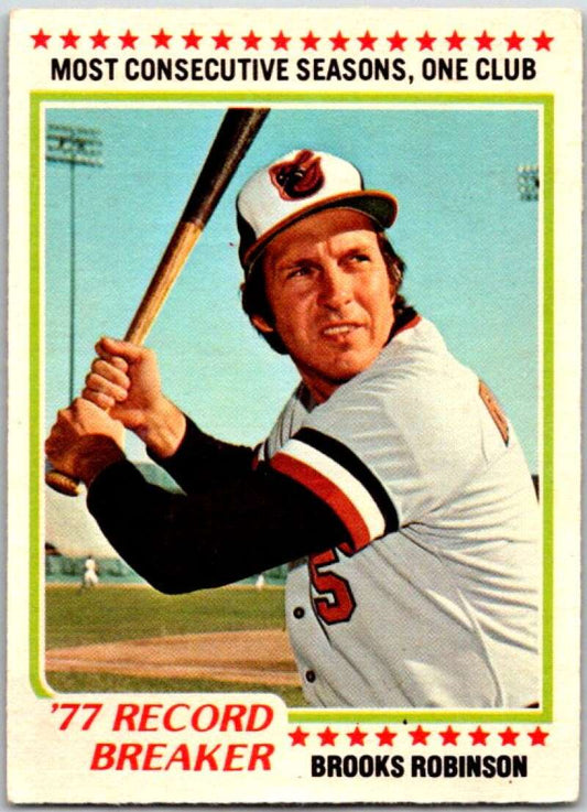 1978 O-Pee-Chee MLB #239 Brooks Robinson RB  Baltimore Orioles  V48908