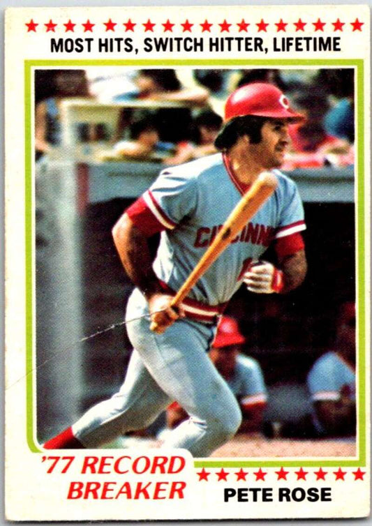 1978 O-Pee-Chee MLB #240 Pete Rose RB  Cincinnati Reds  V48910