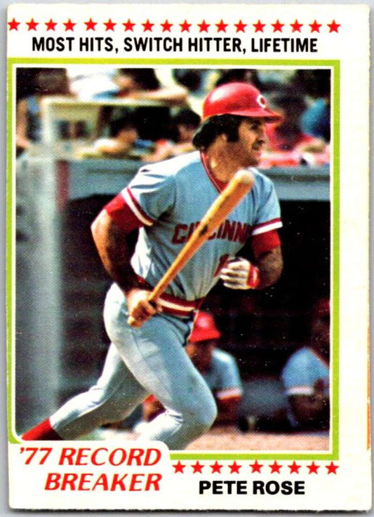 1978 O-Pee-Chee MLB #240 Pete Rose RB  Cincinnati Reds  V48911
