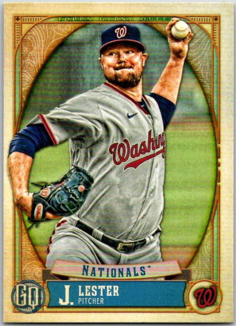 2021 Topps Gypsy Queen #12 Jon Lester Washington Nationals V48920