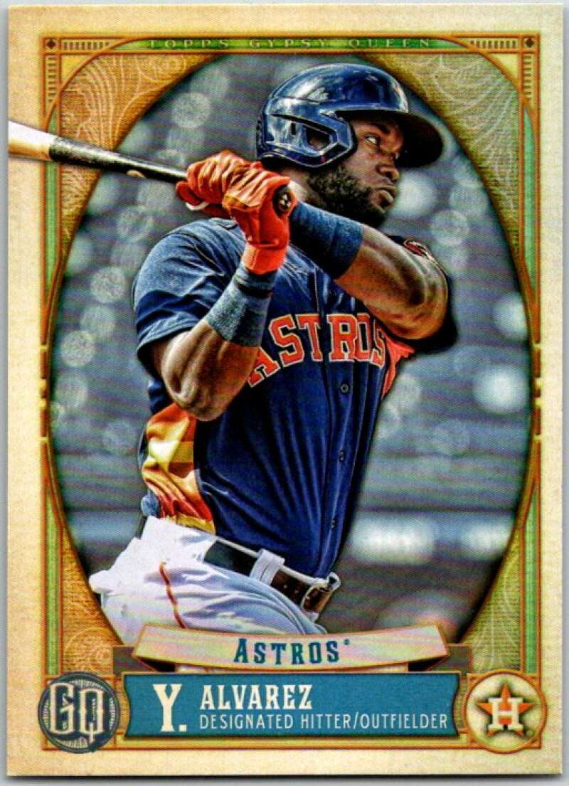 2021 Topps Gypsy Queen #58 Yordan Alvarez Houston Astros V48925