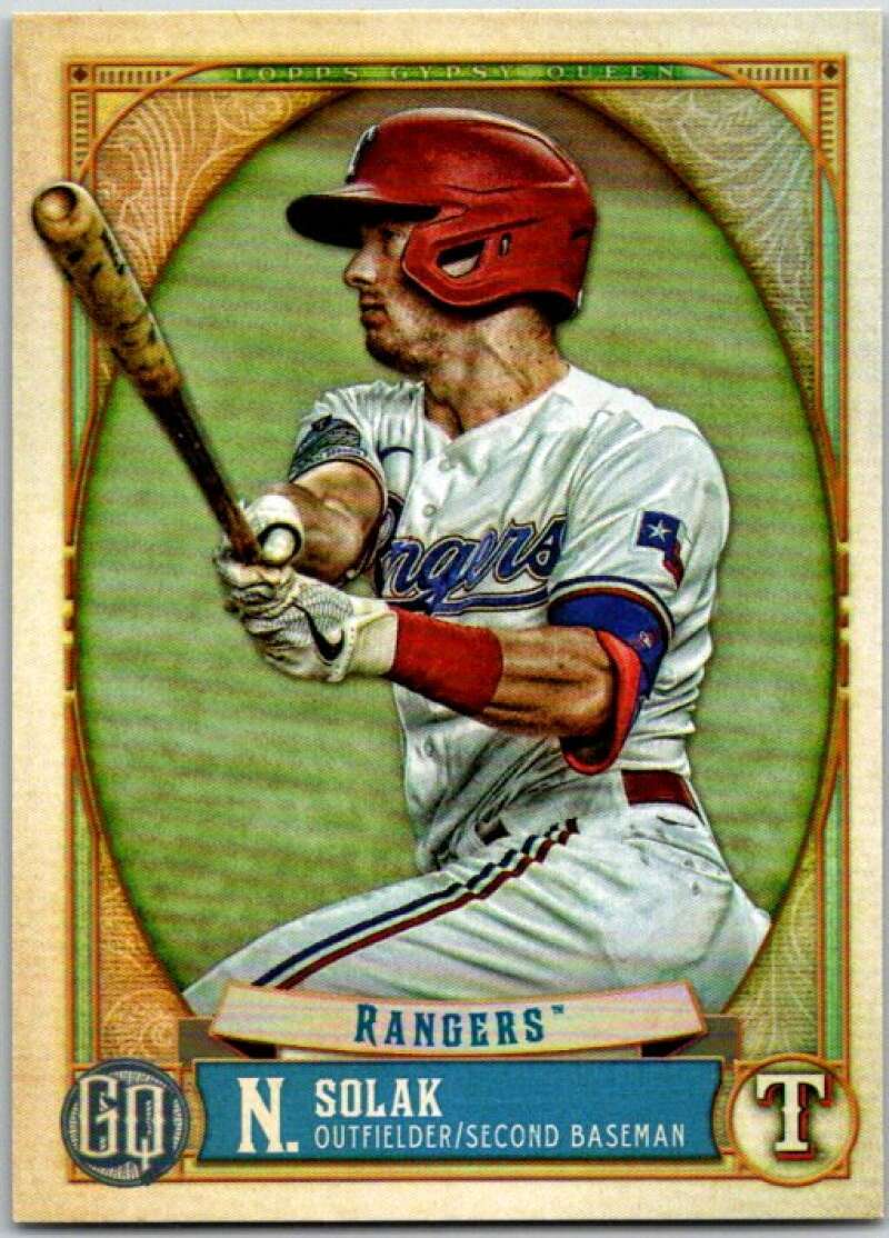 2021 Topps Gypsy Queen #177 Nick Solak Texas Rangers V48939