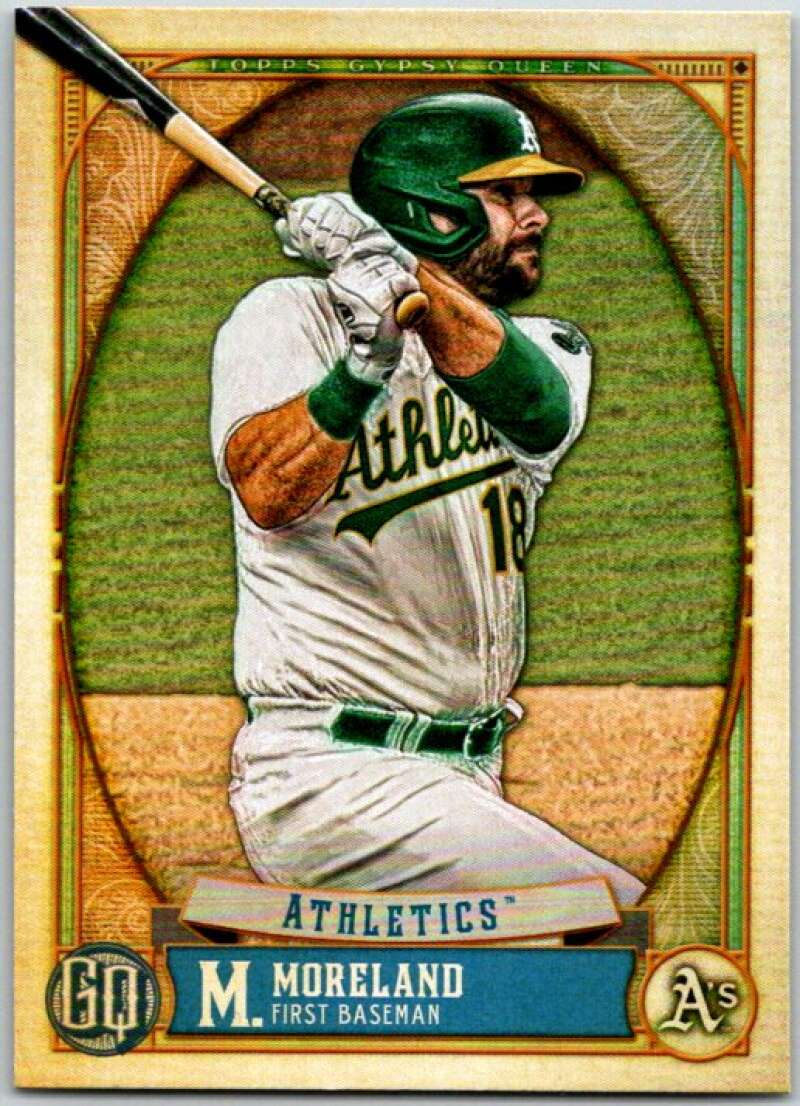 2021 Topps Gypsy Queen #229 Mitch Moreland Oakland Athletics V48945