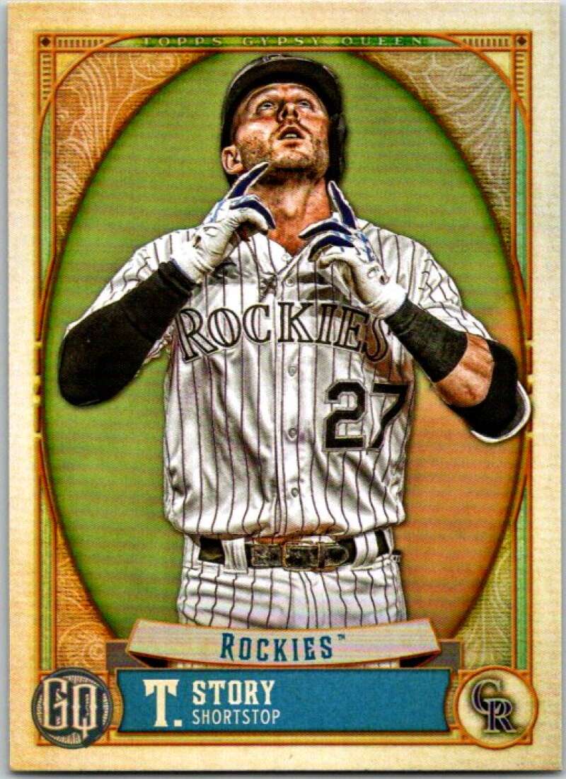 2021 Topps Gypsy Queen #256 Trevor Story Colorado Rockies V48948