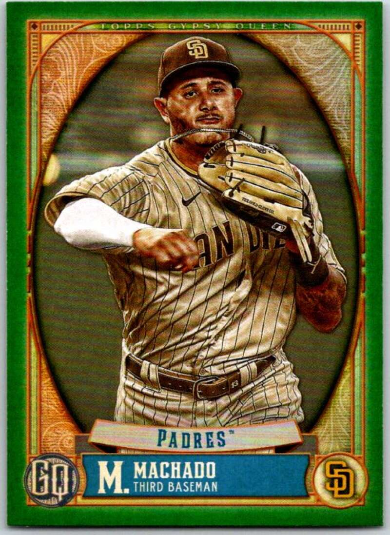 2021 Topps Gypsy Queen Green #91 Manny Machado San Diego Padres V48961