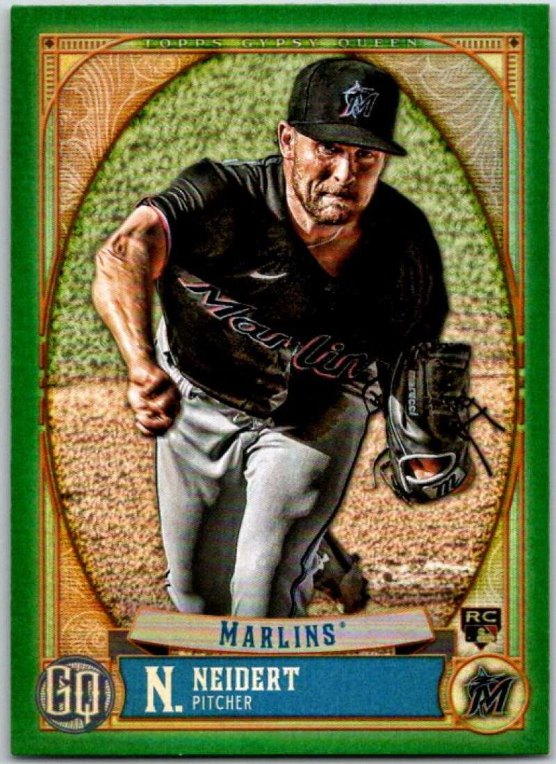 2021 Topps Gypsy Queen Green #260 Nick Neidert RC Rookie Marlins V48964
