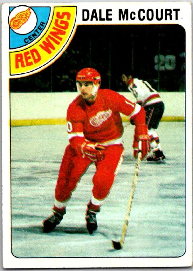 1978-79 Topps #132 Dale McCourt RC Rookie Detroit Red Wings V48975