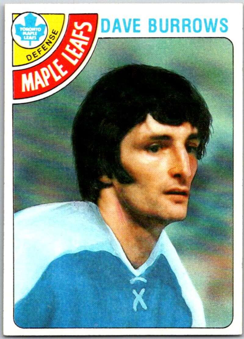 1978-79 Topps #254 Dave Burrows Toronto Maple Leafs V48986
