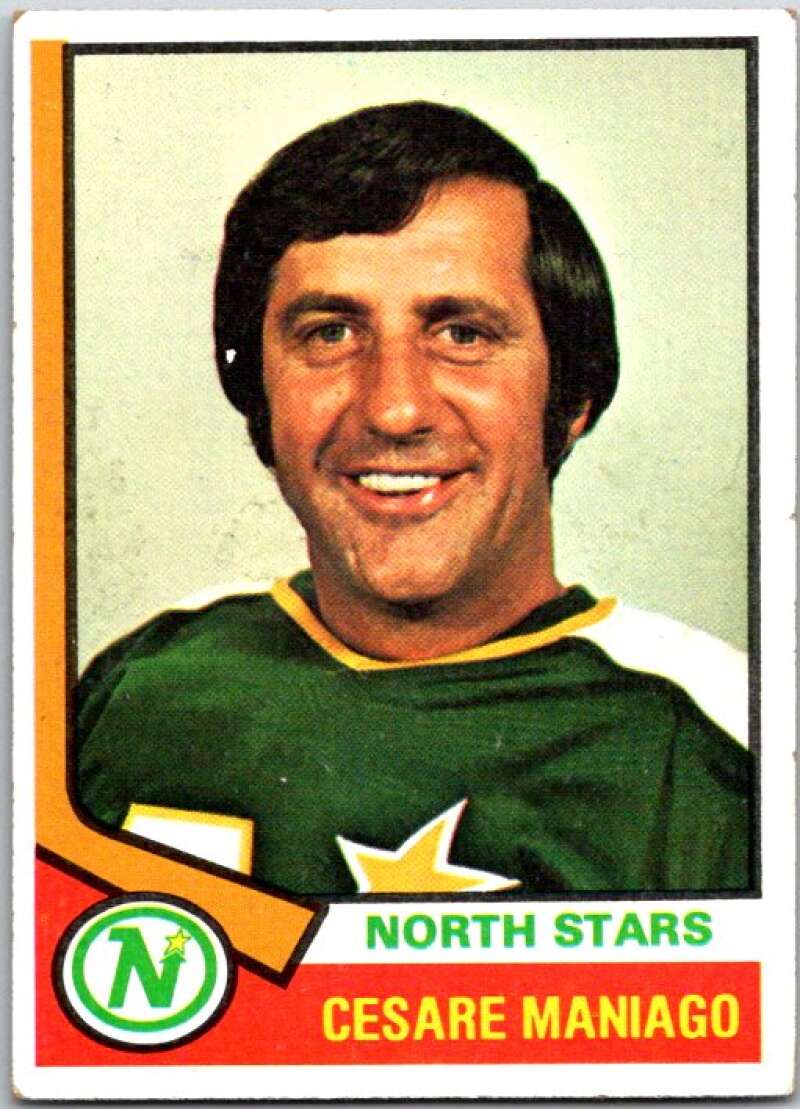 1974-75 Topps #26 Cesare Maniago Minnesota North Stars V48989