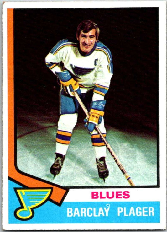 1974-75 Topps #87 Barclay Plager  St. Louis Blues  V49002