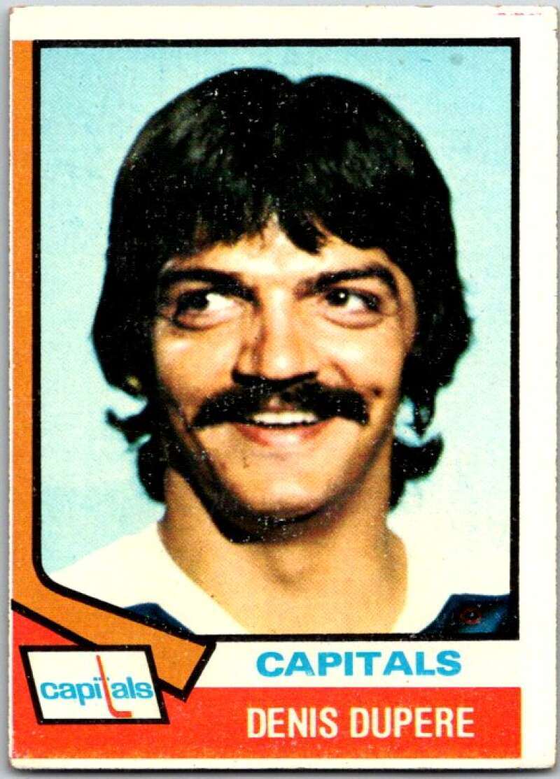 1974-75 Topps #105 Denis Dupere Washington Capitals V49007
