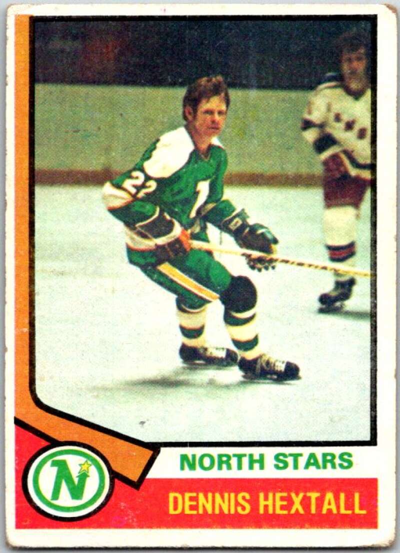 1974-75 Topps #115 Dennis Hextall Minnesota North Stars V49009