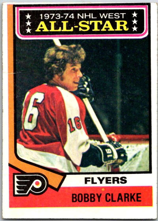 1974-75 Topps #135 Bobby Clarke AS  Philadelphia Flyers  V49017