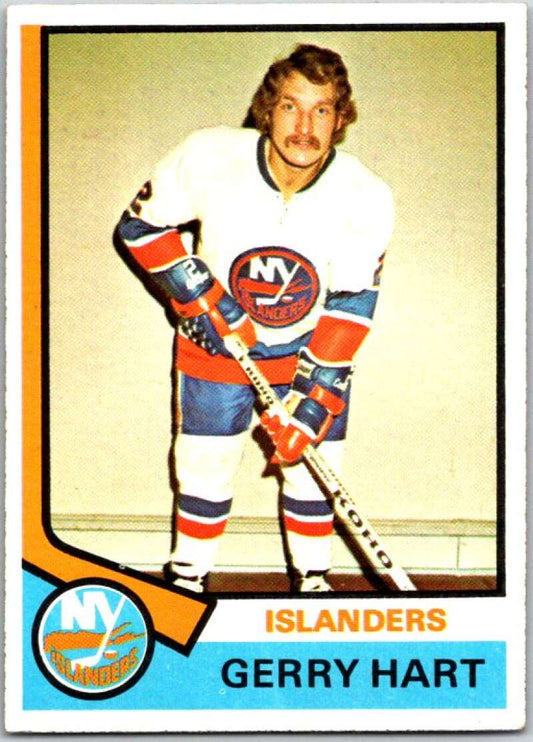 1974-75 Topps #199 Gerry Hart  New York Islanders  V49025