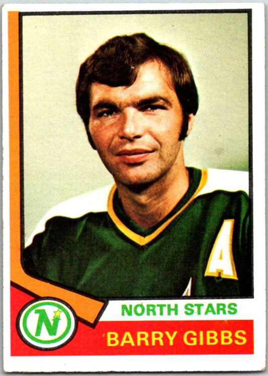1974-75 Topps #203 Barry Gibbs  Minnesota North Stars  V49026