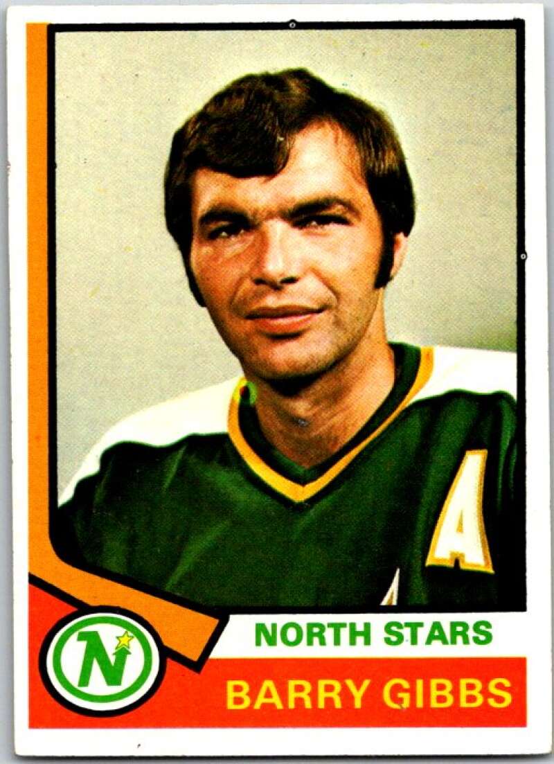 1974-75 Topps #203 Barry Gibbs Minnesota North Stars V49027