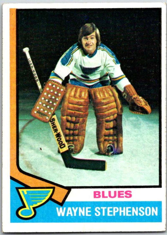 1974-75 Topps #218 Wayne Stephenson  St. Louis Blues  V49029