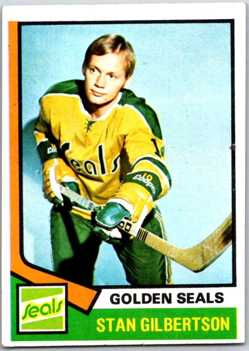 1974-75 Topps #223 Stan Gilbertson California Golden Seals V49030