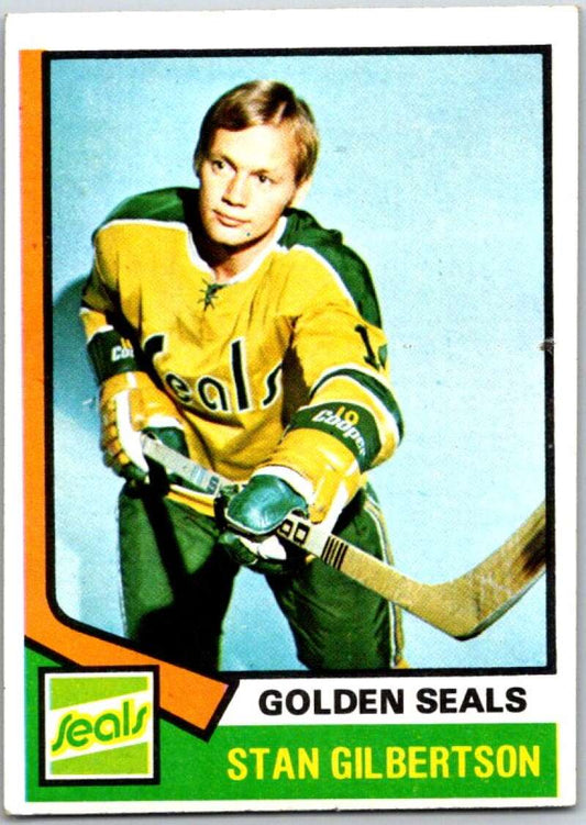 1974-75 Topps #223 Stan Gilbertson  California Golden Seals  V49030