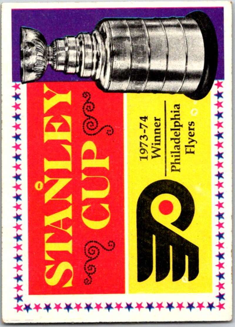 1974-75 Topps #250 Philadelphia Flyers Stanley Cup Flyers V49037