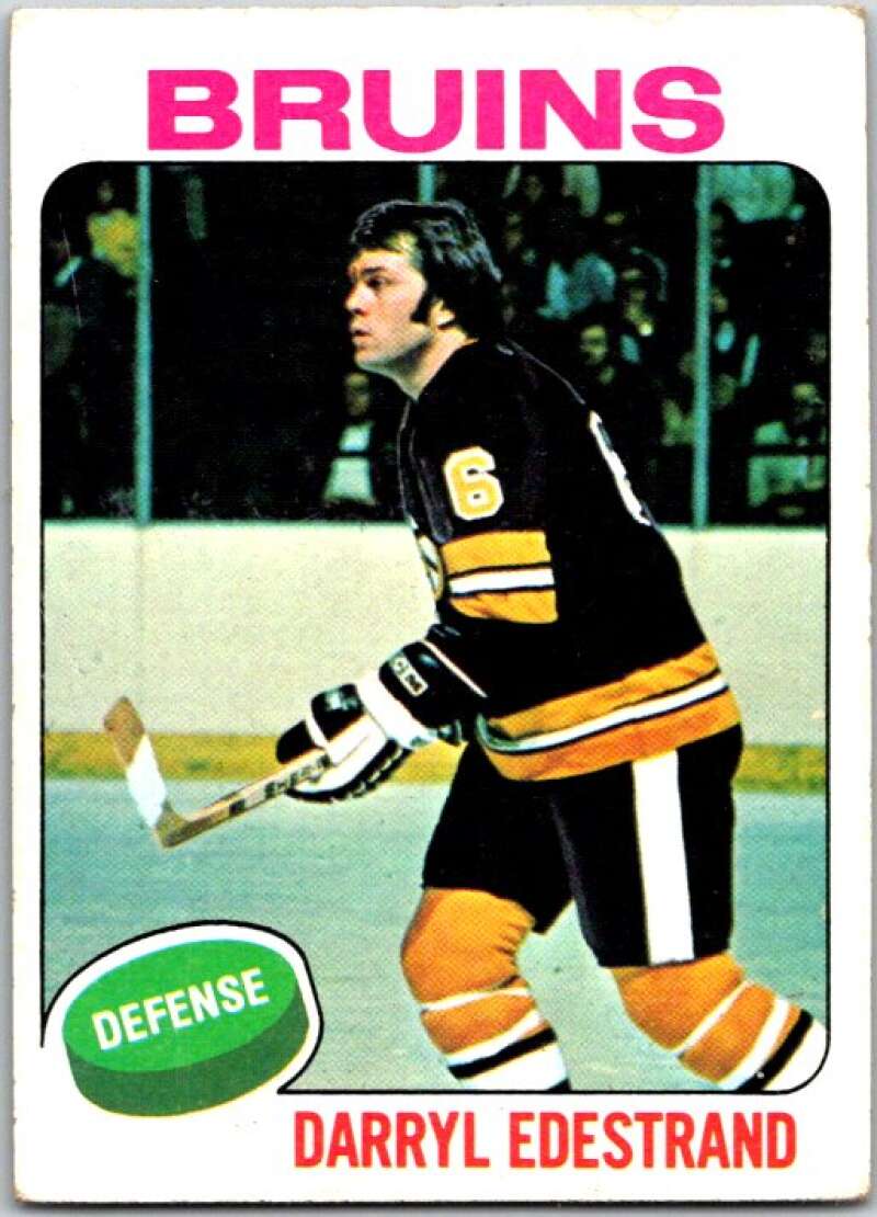 1975-76 Topps #11 Darryl Edestrand Boston Bruins V49044