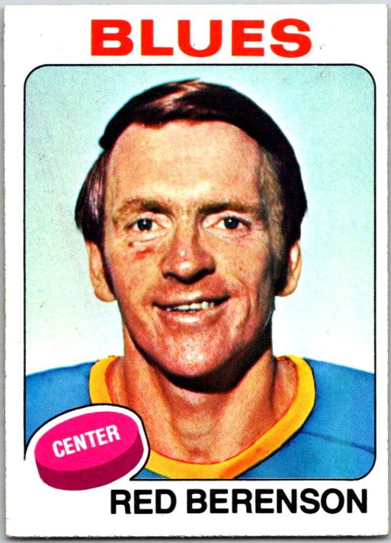 1975-76 Topps #22 Red Berenson St. Louis Blues V49050