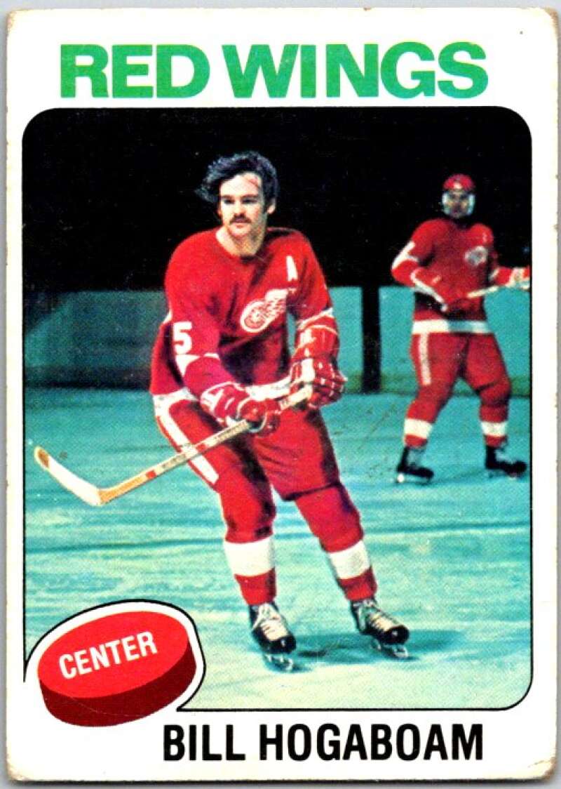1975-76 Topps #67 Bill Hogaboam Detroit Red Wings V49064