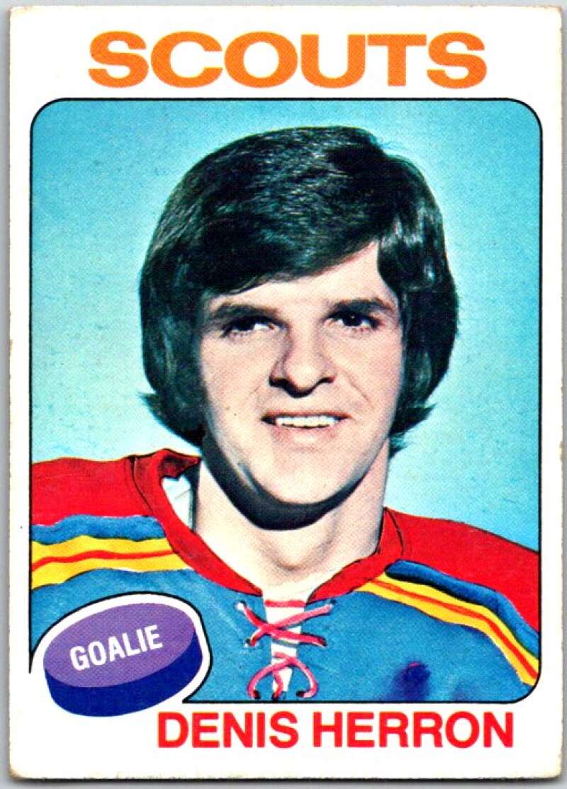 1975-76 Topps #68 Denis Herron Kansas City Scouts V49065