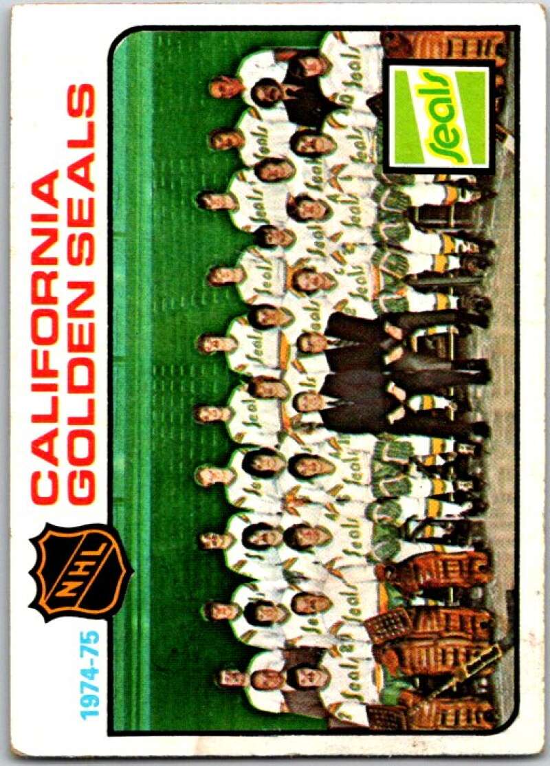 1975-76 Topps #82 California Golden Seals CL Seals V49069