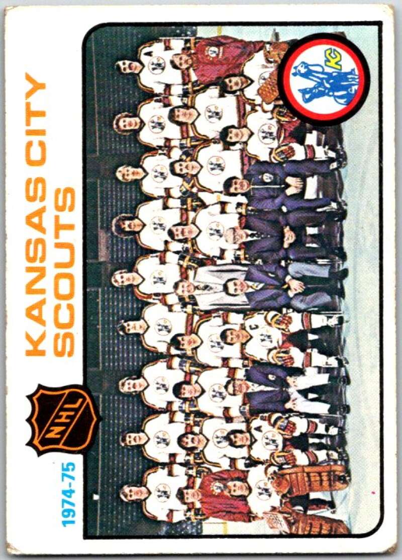 1975-76 Topps #88 Kansas City Scouts UER CL Kansas City Scouts V49072
