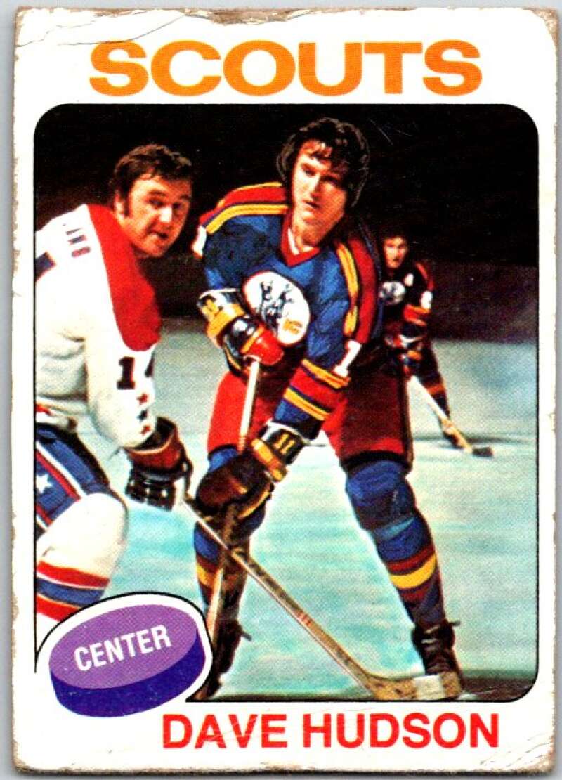 1975-76 Topps #122 Dave Hudson Kansas City Scouts V49083