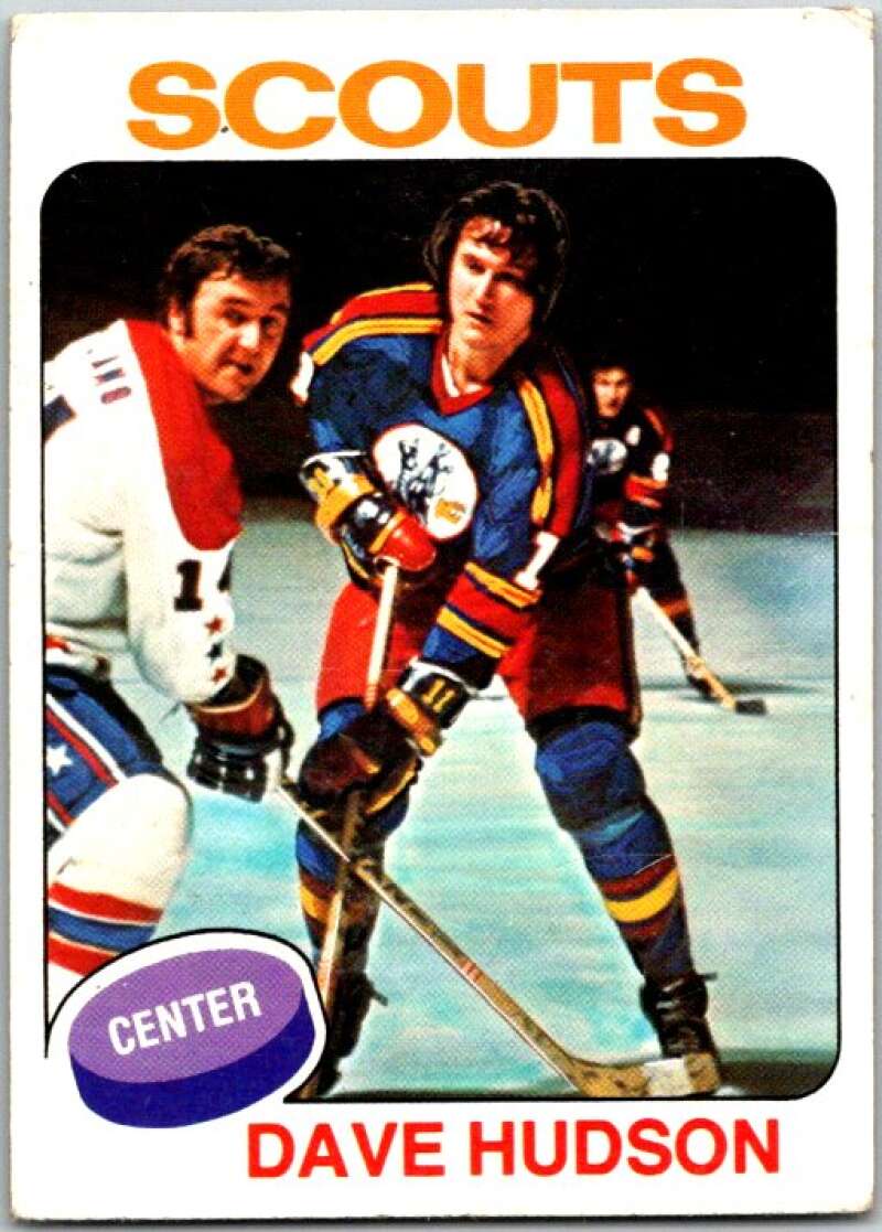 1975-76 Topps #122 Dave Hudson Kansas City Scouts V49084