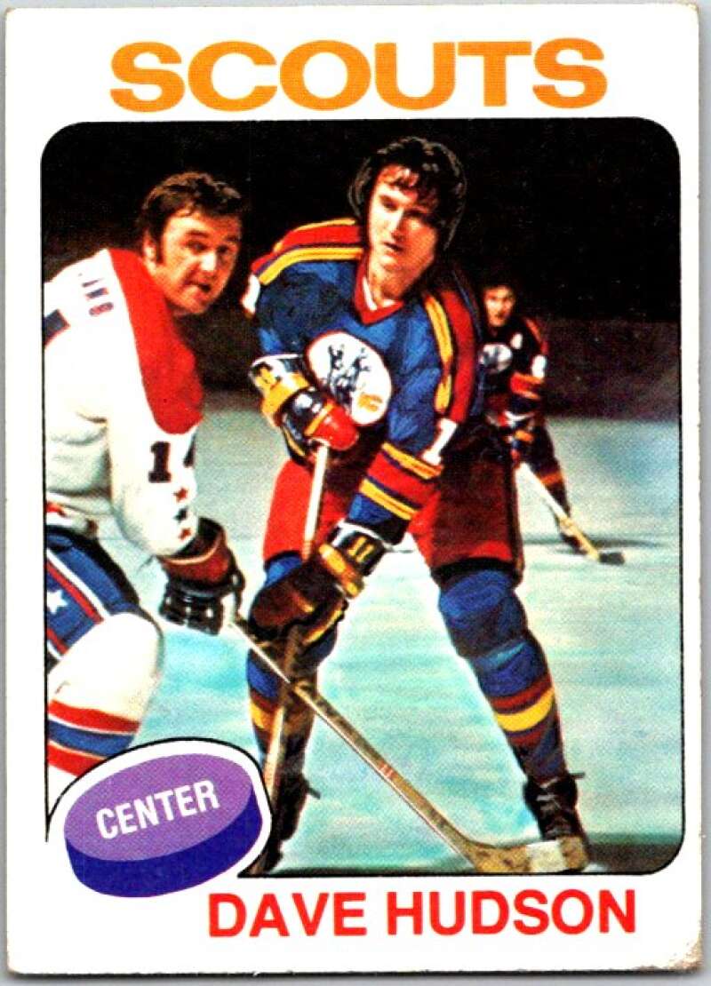 1975-76 Topps #122 Dave Hudson Kansas City Scouts V49085