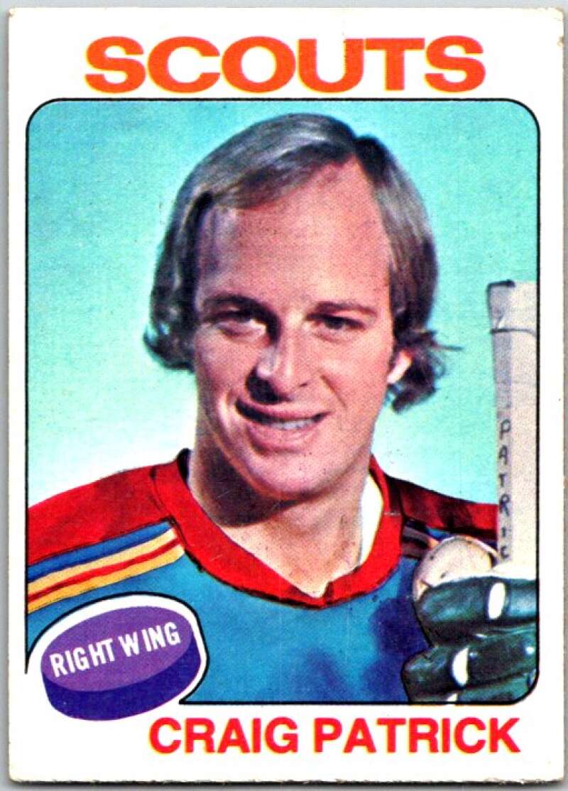 1975-76 Topps #178 Craig Patrick Kansas City Scouts V49106