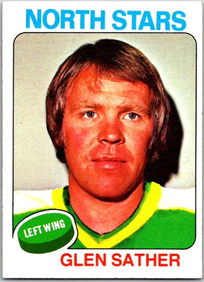 1975-76 Topps #222 Glen Sather Minnesota North Stars V49114