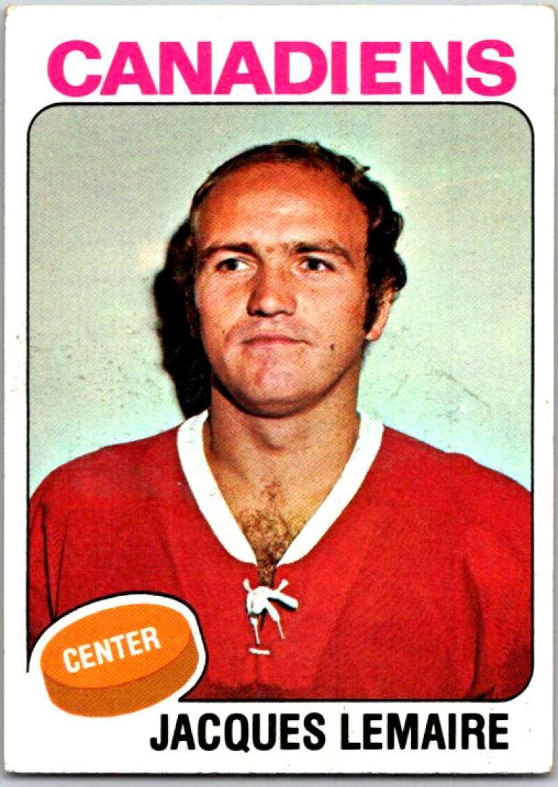 1975-76 Topps #258 Jacques Lemaire Montreal Canadiens V49131