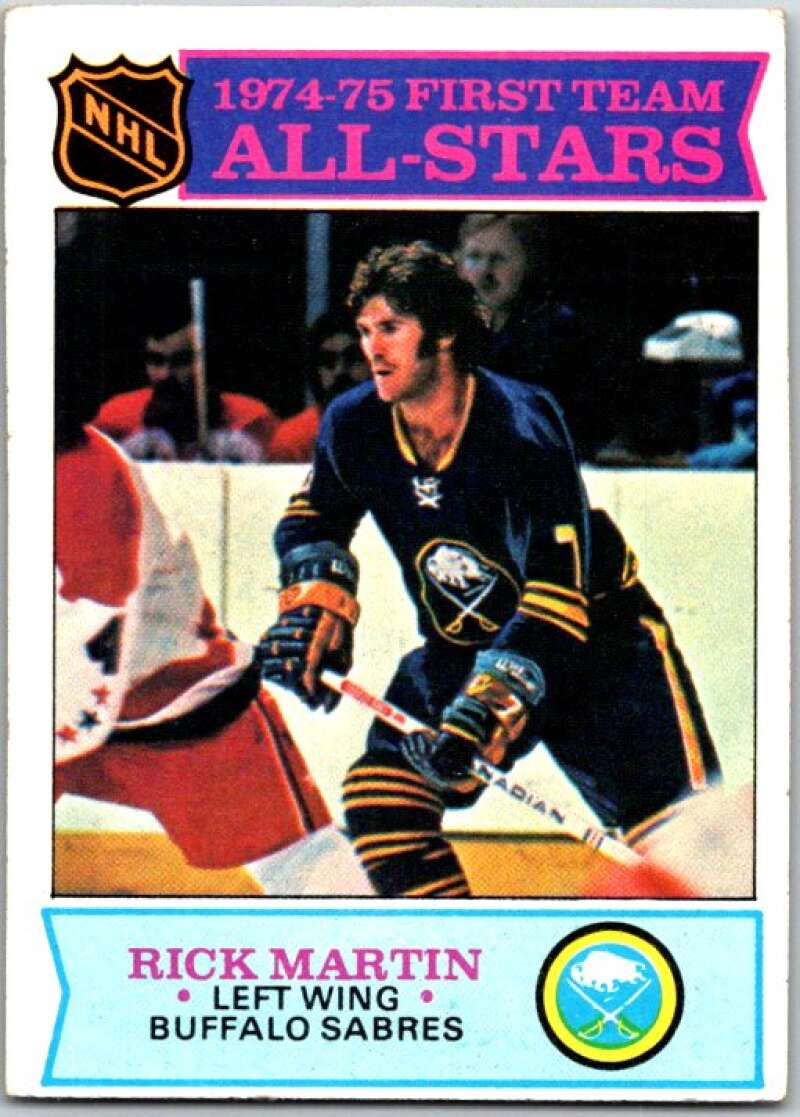 1975-76 Topps #289 Rick Martin AS Buffalo Sabres V49143