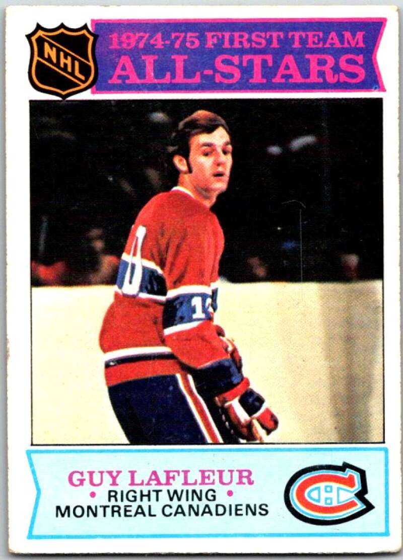 1975-76 Topps #290 Guy Lafleur AS Montreal Canadiens V49144