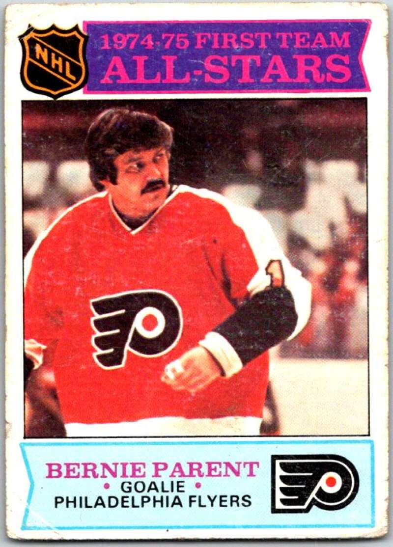1975-76 Topps #291 Bernie Parent AS Philadelphia Flyers V49145
