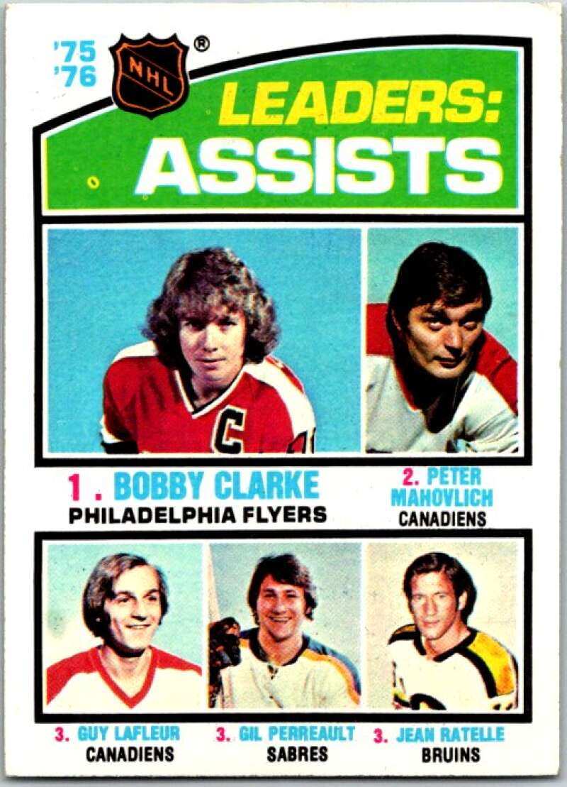 1976-77 Topps #2 Clarke/Mahovlich/Lafleur/ Perreault/Ratelle V49158