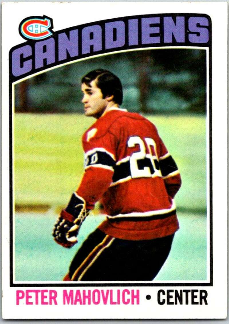 1976-77 Topps #15 Pete Mahovlich Montreal Canadiens V49168