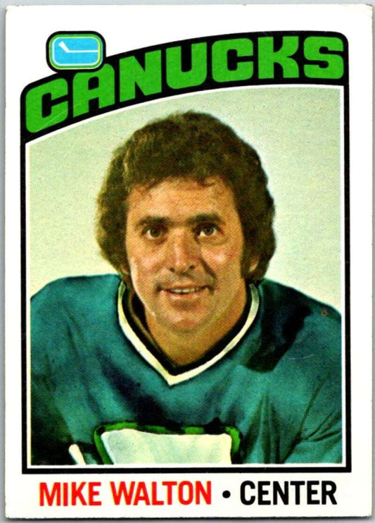 1976-77 Topps #23 Mike Walton  Vancouver Canucks  V49172