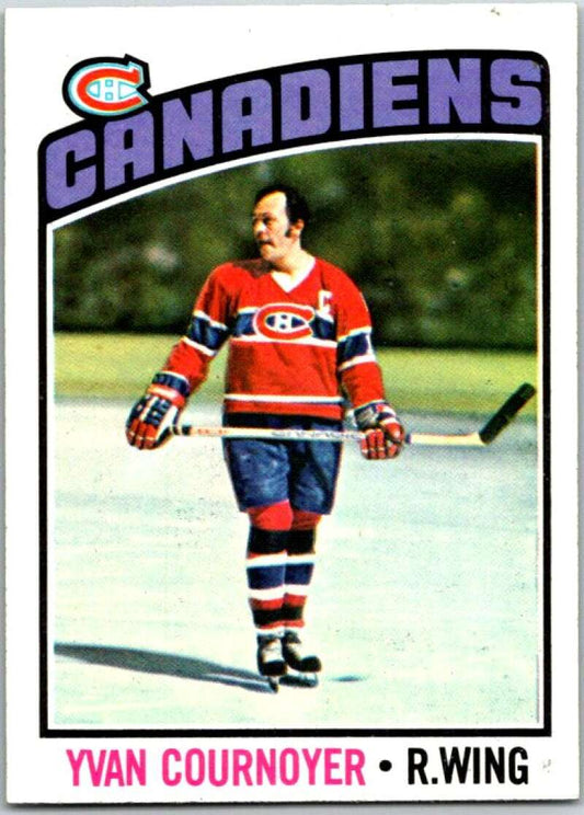 1976-77 Topps #30 Yvan Cournoyer  Montreal Canadiens  V49173