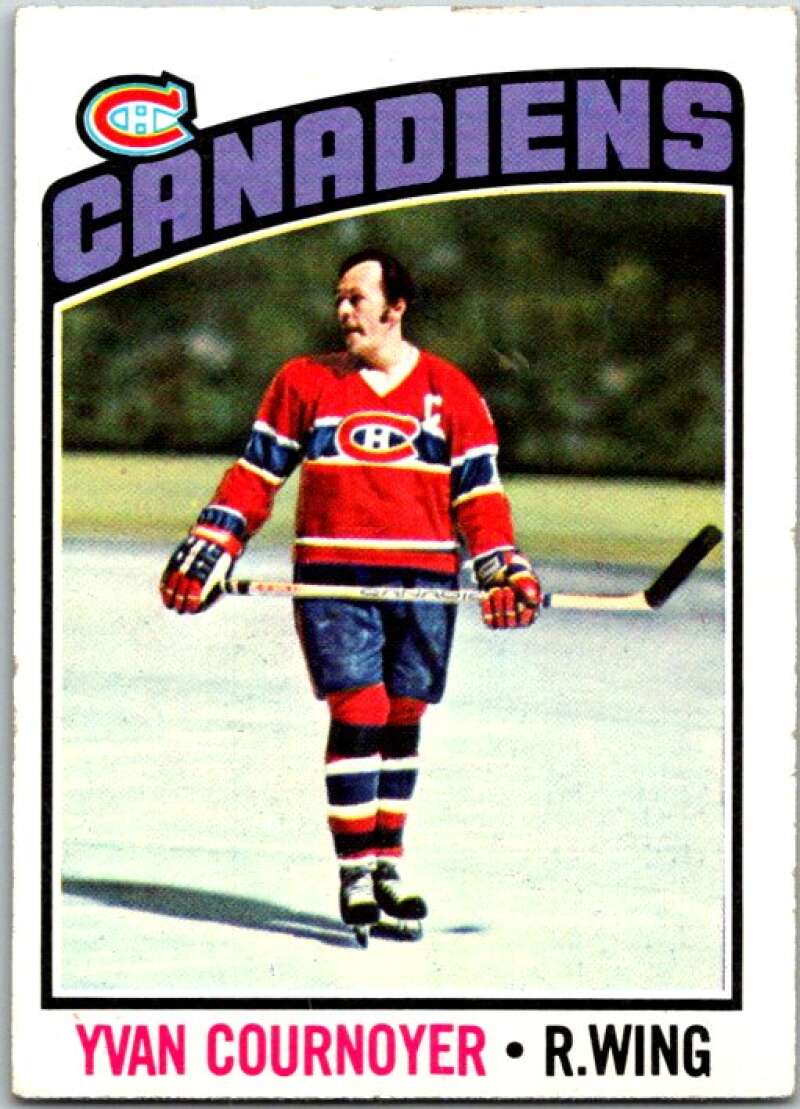 1976-77 Topps #30 Yvan Cournoyer Montreal Canadiens V49174