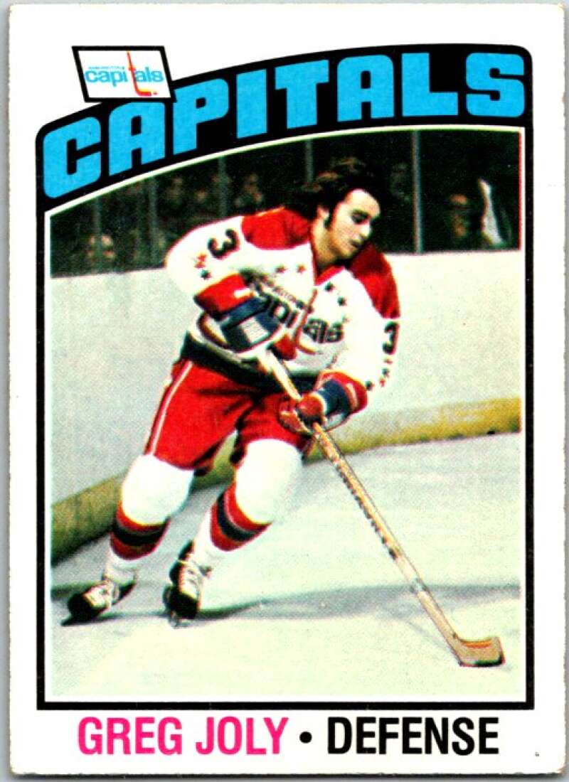 1976-77 Topps #52 Greg Joly Washington Capitals V49175