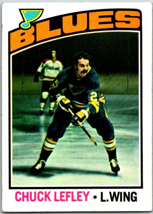 1976-77 Topps #63 Chuck Lefley  St. Louis Blues  V49177