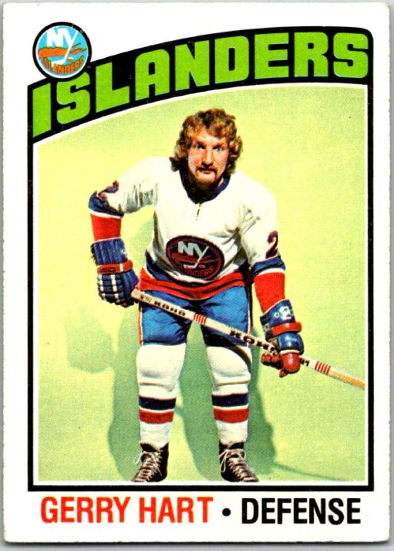 1976-77 Topps #77 Gerry Hart New York Islanders V49180