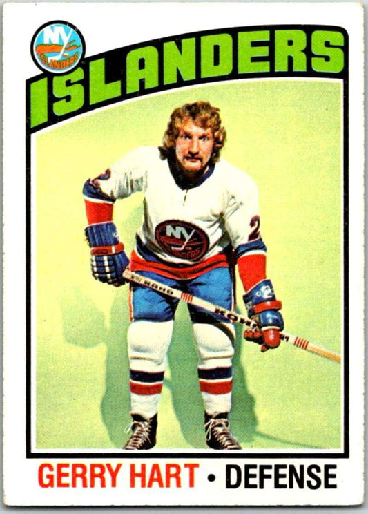 1976-77 Topps #77 Gerry Hart  New York Islanders  V49180